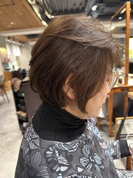 スパイスアヴェダ サロンアンドスパ 玉川高島屋SC店(SPICE AVEDA salon&spa) 丸みボブ丸みショートレイヤー骨格補正50代60代70代◎高崎
