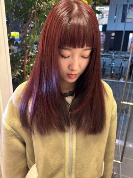 ラパンセヴェール(LA PENSEE VERT) レイヤーカット、透明感カラー