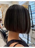 ぱつっとボブ