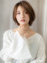 モッズヘア 越谷(mod's hair) アシンメトリーハッシュカット艶感ボブルフTd2越谷20代30代40代