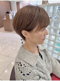 直毛さんでも柔らかいマッシュショート