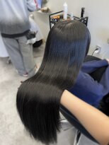 アイスプロドバイブルーム 木更津店(ice prod by bloom)&nbsp;着物ヘア/ダークアッシュ/ミディアムレイヤーカット/木更津