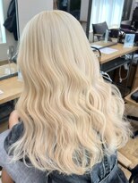 ベル 表参道Terrace(Belle) 抜きっぱなしブリーチ/ホワイトブロンド/ブロンドカラー/表参道