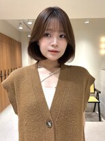 エンス 銀座(Ence) 暗めカラー/韓国風巻き/レイヤーカット/髪質改善/縮毛矯正/銀座