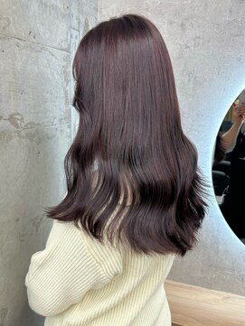 アロ 大阪梅田(alo) 【苗代萌】ブリーチなしでできるラベンダーブラウン