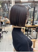 似合わせカット ボブヘア 縮毛矯正 ミニボブ 切りっぱなしボブ