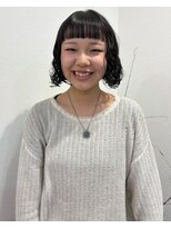 エフ ヘアーアンドリラクゼーション(F. hair & relaxation)&nbsp;ミニボブ×くるくる質感