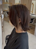 クアトロ 宇都宮本店(QUATRO)&nbsp;ボブレイヤー×イヤリングカラー