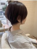 【Anree】ショートボブ×ベージュ系カラー