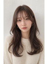 韓国っぽ小顔スタイルに♪前髪カット×レイヤーで垢抜け美人ヘア