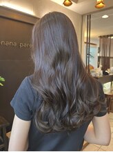 ナナナ パレナ 大津膳所店(nanana parena) 透明感くすみブラウン×艶たっぷり新ミネラル髪質改善