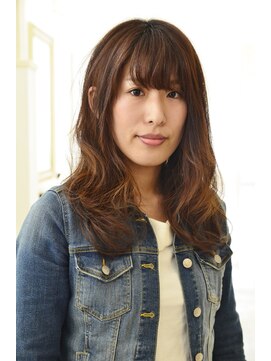 アドラーブル 駅南店(adorable) 【adorable】輪郭カバー！小顔見えふんわり無造作カール