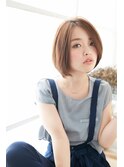 小顔　大人ボブ