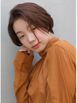 デコ(DECO) パートで流すショートボブ×ウォームブラウン