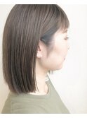 【ao hair garden】肩上ボブ×ブルージュ