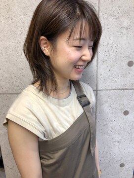 ア セカンド 清藤美容室第弐號(a sekand) [a sekand]ミディアムウルフヘアスタイル