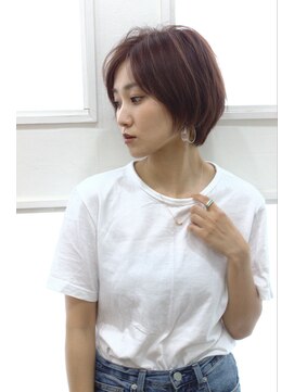 バグズ ヘアデザイン 桔梗が丘店(Baguz HAIR DESIGN) .【似合わせカット】エッセンスショート☆くせ毛ショート