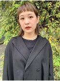【LA PENSEE】オン眉にパツっとボブ
