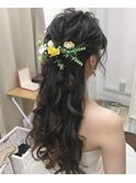 大人気アレンジゆるふわハーフアップ【ヘアセット　高崎】