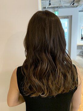 エイトタマプラ たまプラーザ店(EIGHT tamapla) EIGHTたまプラ】デザインカラー_切りっぱなしボブ