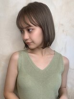 ニスル 町田店(NISURU)&nbsp;似合わせカット/大人ガーリー/ダークアッシュ/着物/町田/町田駅