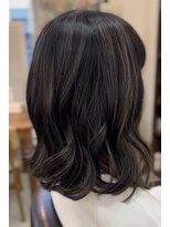 ヘアーアンドメイク グルック(hair&make Gluck)&nbsp;コントラストハイライトグレー系