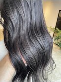 暗めだけどたっぷり透明感カラー！_dark lavender ash_