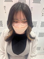 ロンドルーチェ 心斎橋(Lond luce)&nbsp;ダークアッシュ/ミディアムレイヤーカット［髪質改善/縮毛矯正］