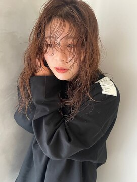 ガリカ 博多(Gallica) 【石河安奈】大人かわいい似合わせくせ毛風パーマ/うざバング