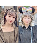 サンド 表参道(sand)&nbsp;表参道ダブルカラーブリーチインナーカラー10代20代30代