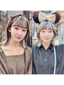 サンド 表参道(sand) 表参道ダブルカラーブリーチインナーカラー10代20代30代