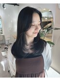 顔周りレイヤーカット