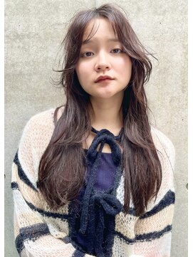 アンサム 二子玉川店(UNSOME) ロングレイヤー/ラベンダーグレージュ/グレージュ