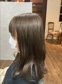 透明感アッシュ