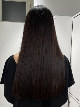 ウル 表参道(HOULe) バイカルテ レイヤー 髪質改善  ベージュ 酸熱トリートメント