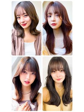 美容室フルール こなれミディ20代30代40代◎ヘルシースタイル髪質改善カラー