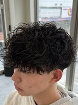 バース 梅田中崎町店(BIRTH)&nbsp;ツイストスパイラルパーマツイストパーマメンズマッシュパーマ