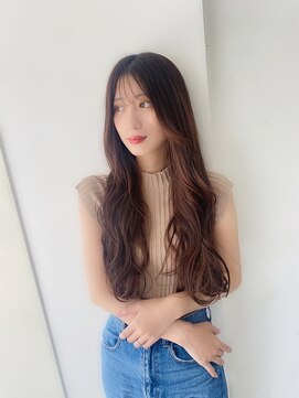 オーロ 武庫之荘店(ORO) 美髪ゆるふわ大人チェリーブラウン