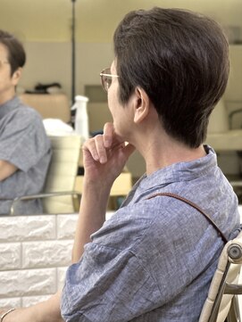 トランクサロンカッパード 大人サイドグラ＋白髪ぼかし＋生コラーゲントリートメント