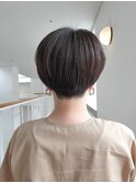 刈り上げ丸みショート/ショートカット/ショートヘア/30代/40代