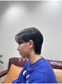 メンズカット韓国風センターパートナチュラルカール10代20代