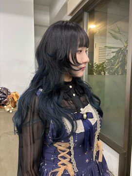 レコ 渋谷(LECO) エンドブルーの姫カットロングウルフ