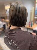 本八幡×切りっぱなしボブ×ケアブリーチ