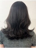 くびれヘアのグレーブラックs