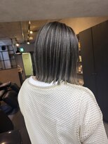 サニー 渋谷(SUNNY) バレイヤージュ、ハイライト、レイヤーロング、グレーベージュ