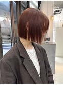 似合わせカット ボブヘア 縮毛矯正 ミニボブ 切りっぱなしボブ
