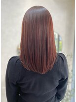 キビト(kibito)&nbsp;ダメージレス縮毛矯正×レッドブラウン