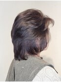 40代50代60代×ミディアムレイヤー×パーマ×イノアカラー