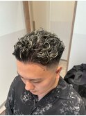極道パーマ×ハイライト
