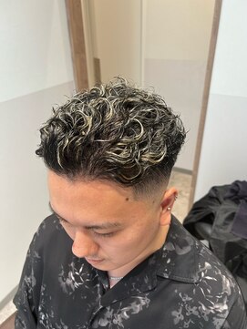 サロウィン 熊本上通り店(SALOWIN) 極道パーマ×ハイライト